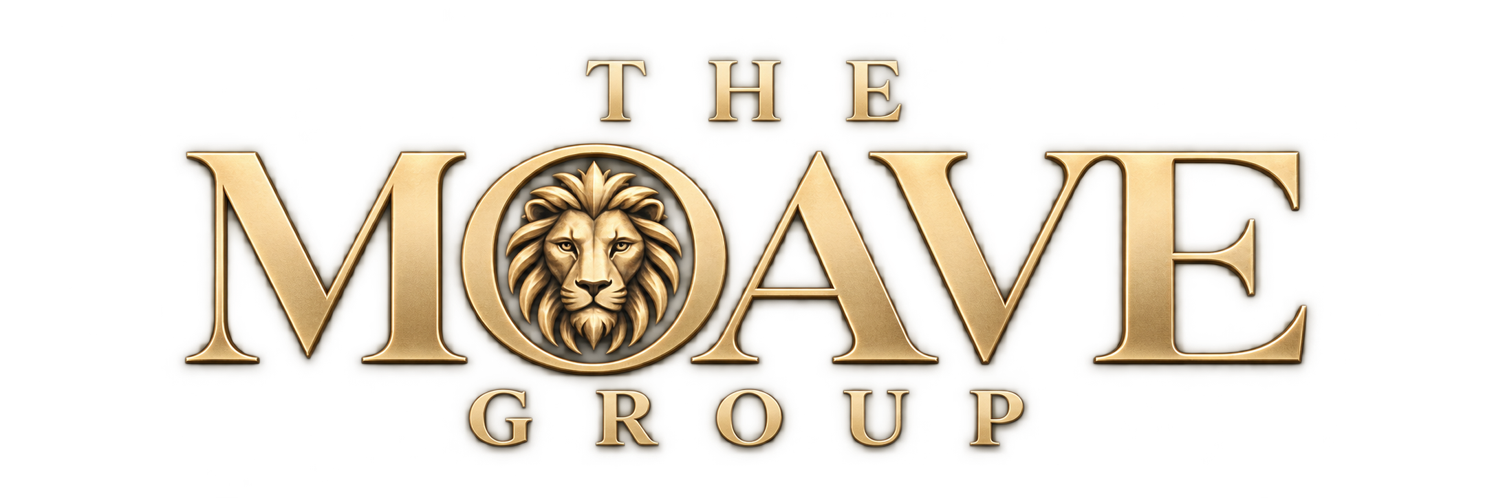 The Moave Group, with a front-facing lion inside the O